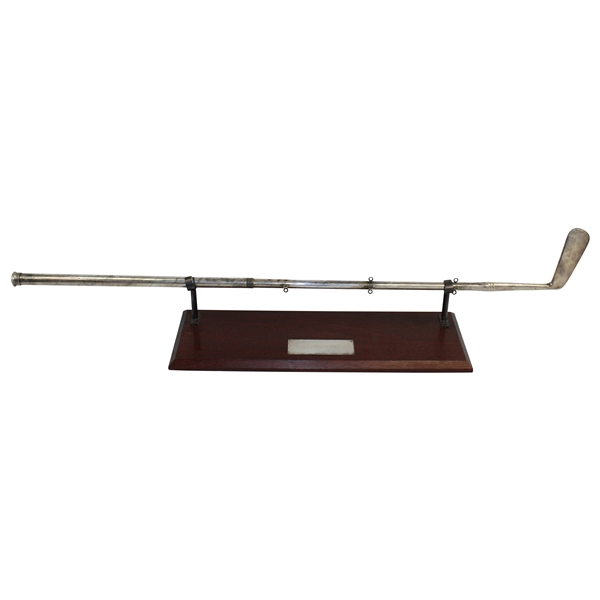 Chi Chi Rodriguezs 1986 The Chrysler Cup Sterling Silver Golf Club on Plinthe