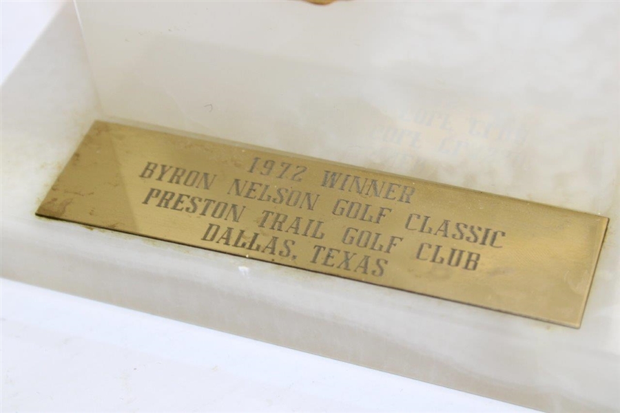 Chi Chi Rodriguez's 1972 Byron Nelson Golf Classic at Preston Trail GC Trophy