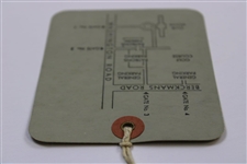 1956 Masters Tournament Wednesday Ticket #728 with Original String