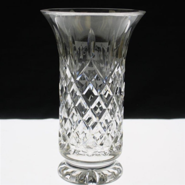 Chi Chi Rodriguez's 1990 The Chrysler Cup Glass Trophy Vase