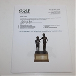 Chi Chi Rodriguez's 1991 'A Pathfinder' Award Gifted by Youthlinks Indiana