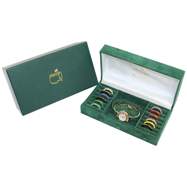 Masters Tournament Ladies Watch with Multi-Colored Interchangeable Dials in Original Box