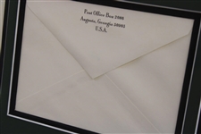 Pair of 2004 Masters Tournament Invitations with Envelope - Participate & Presence - Framed