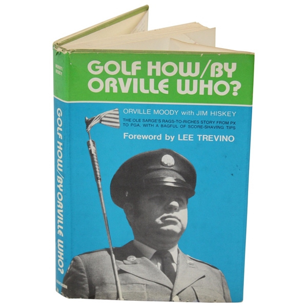 Orville Moody Signed 1972 'Golf How/By Orville Who?' Book JSA ALOA