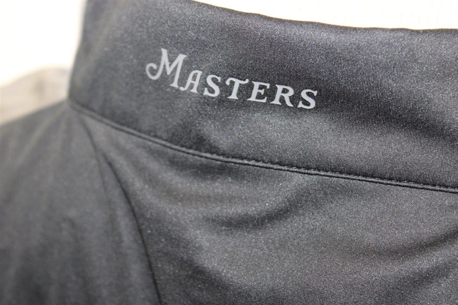 Masters Tournament Tech Black & Gray Half-Zip Vest - Unworn with Tags - Size Large