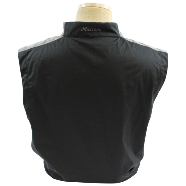 Masters Tournament Tech Black & Gray Half-Zip Vest - Unworn with Tags - Size Large