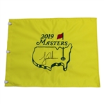 Tiger Woods Signed 2019 Masters Embroidered Flag JSA #BB37229