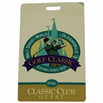 1996 Walt Disney World Oldsmobile Golf Classic Club Guest Badge - Tigers 2nd Win
