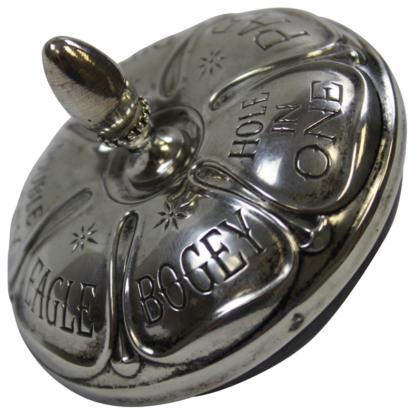 Sterling Silver Dreidel with Six Possible Golf Score Opportunities by Gorham