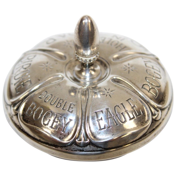 Sterling Silver Dreidel with Six Possible Golf Score Opportunities by Gorham