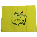 Jack Nicklaus Signed 2019 Masters Embroidered Flag with Years Won JSA #XX02812