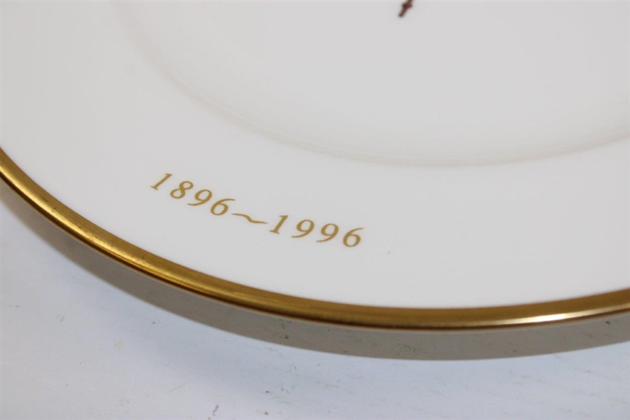 Merion Golf Club 100 Year Anniversary Plate 1896-1996
