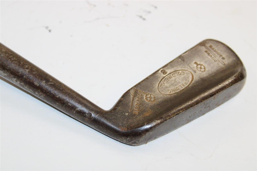 Spalding Gold Medal Hammer Braid Accurate Putter with Shaft Stamp