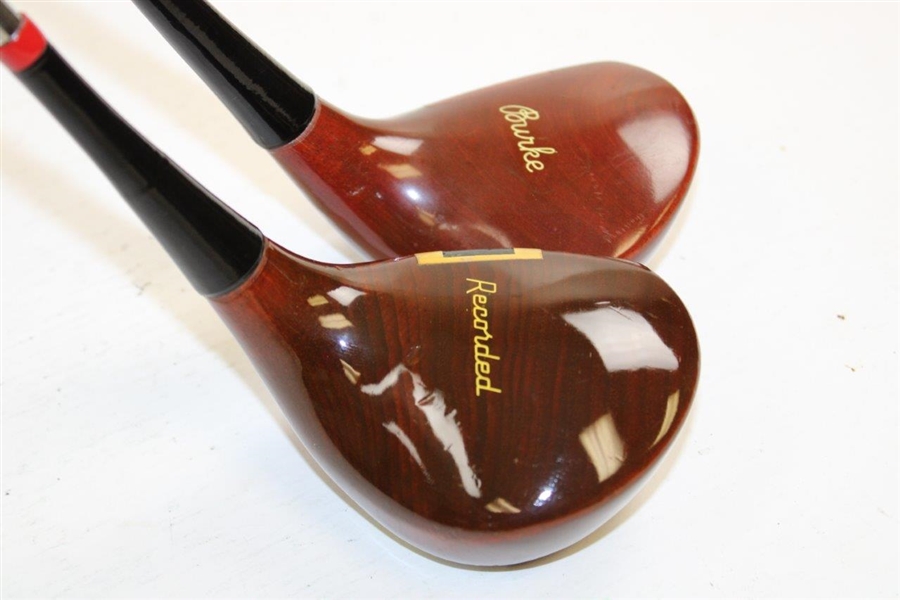 Pair of Burke Clubs - Driver & 2-Wood - SC43913 & DO 1439