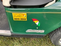 Arnold Palmer's Custom 2006-07 Personally Owned & Used Bay Hill Green Golf Cart