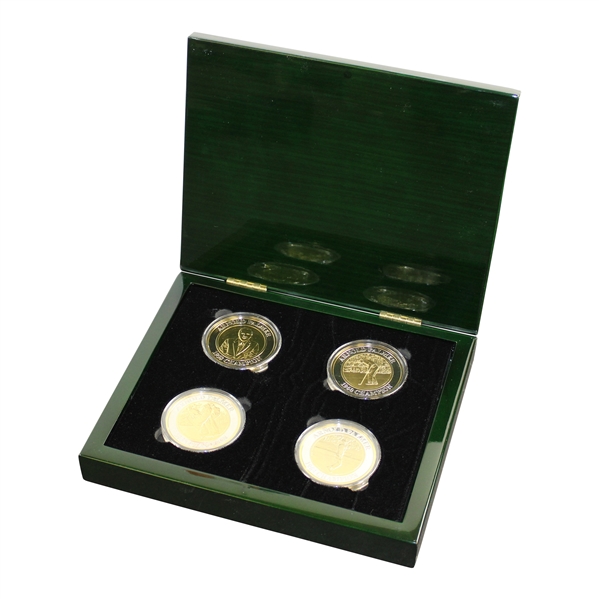 Arnold Palmer Ltd Ed Masters Commemorative Coins Set in Original Emerald Box with COA #229/750