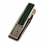 2007 Augusta National GC Masters Tournament Gift - Alligator Skin Money Clip in Box with Card
