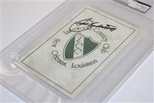 Seve Ballesteros Signed Lakewood Country Club Scorecard - Site of '85 New Orleans Open Win PSA/DNA #83957778