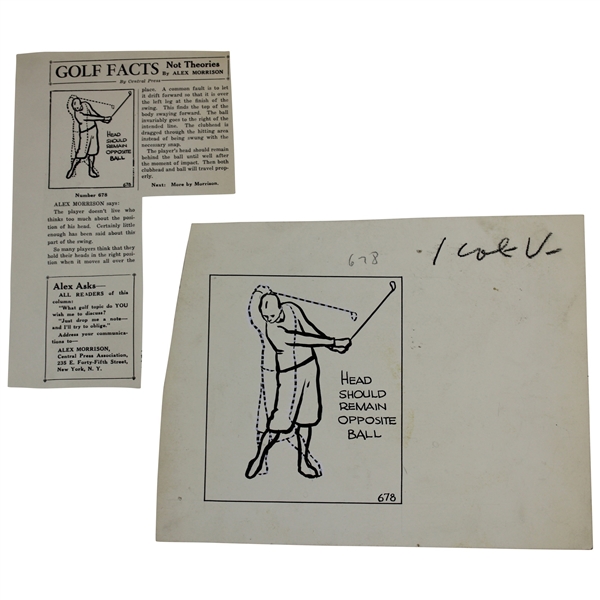 Original Drawing For An Alex Morrison Instruction Article 