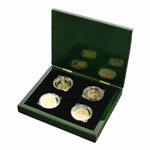 Arnold Palmer Ltd Ed Masters Commemorative Coins Set in Original Emerald Box with COA #235/750