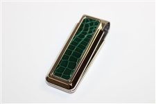 2007 Augusta National GC Masters Tournament Gift - Alligator Skin Money Clip in Box
