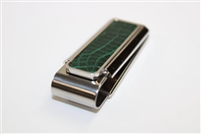 2007 Augusta National GC Masters Tournament Gift - Alligator Skin Money Clip in Box