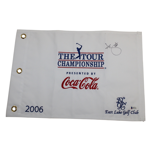 Adam Scott Signed 2006 The Tour Championship at East Lake GC Flag BECKETT #D81156