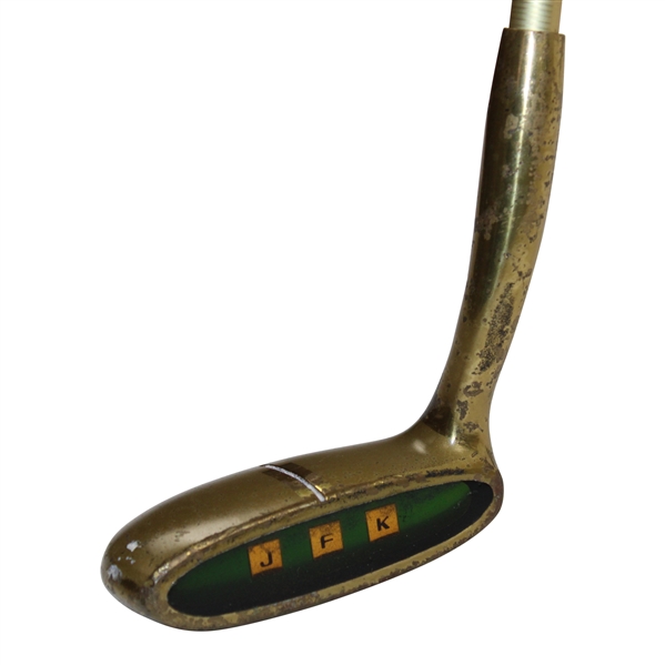President JFKs Gifted Initialed & Customized Axaline MGA Putter - Sworn Letter of Provenance 