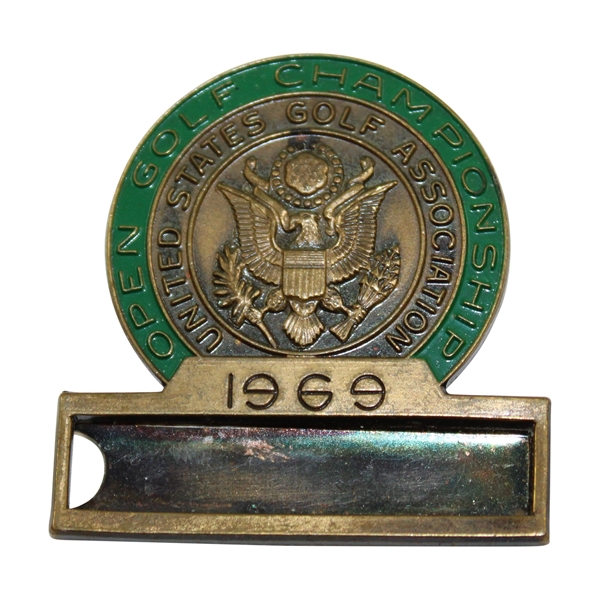 Sam Sneads 1969 US Open at Champions Golf Club Contestant Badge