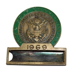 Sam Sneads 1969 US Open at Champions Golf Club Contestant Badge