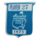 Sam Sneads 1975 Masters Tournament Contestant Badge #27