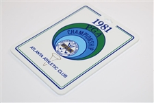 Sam Snead's 1981 PGA Championship at Atlanta Athletic Club Competitor Bag Tag