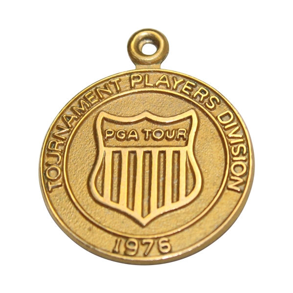 Sam Sneads 1976 Tournament Players Division 10kt Gold Filled PGA Tour Shield Medallion