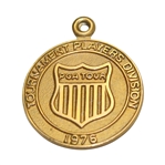 Sam Sneads 1976 Tournament Players Division 10kt Gold Filled PGA Tour Shield Medallion
