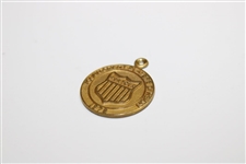 Sam Snead's 1976 Tournament Players Division 10kt Gold Filled PGA Tour Shield Medallion