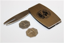 Sam Snead's 1972 Bing Crosby National Pro-Am Knife with Two (2) Ball Markers Tool