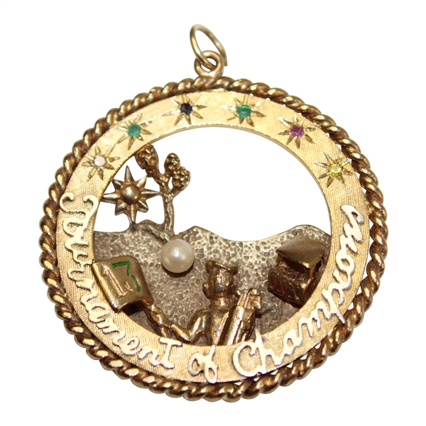 Sam Sneads Tournament of Champions 14kt Pin/Pendant