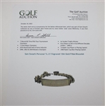 Sam Snead's Personal 'S.J.S' Engraved 12kt Gold Filled Bracelet
