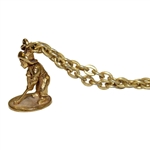 Sam Snead's Personal Pinehurst Putter Boy 10kt Gold Filled Necklace 