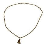 Sam Snead's Personal Pinehurst Putter Boy 10kt Gold Filled Necklace 