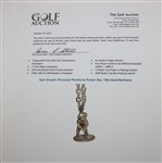 Sam Snead's Personal Pinehurst Putter Boy 10kt Gold Filled Necklace 