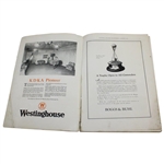 1925 US Amateur at Oakmont Official Program - Bobby Jones 3rd Major Victory