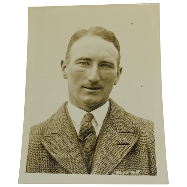 1924 Arthur Havers British Open Champion Conquers American Champion Early Wire Photo