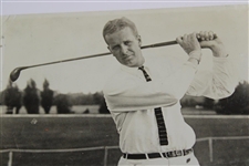 1923 Max Marston 'New U.S. Amateur Champion' Early Swing Photo
