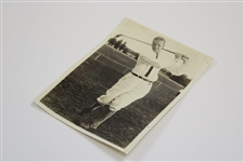 1923 Max Marston 'New U.S. Amateur Champion' Early Swing Photo