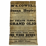1842 Original Musselburgh Golf Club Advertisement - Possibly Worlds Oldest Poster