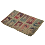 1926 W512 Walter Hagen Rookie Card on Uncut Sheet of Ten Cards