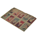 1926 W512 Walter Hagen Rookie Card on Uncut Sheet of Ten Cards