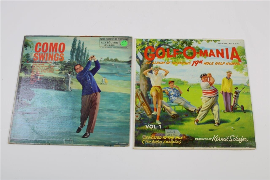 Five (5) Classic Golfer Records - Arnold Palmer, Bob Rosburg, Perry Como & more