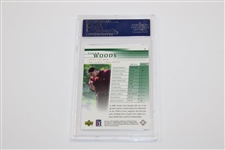 Tiger Woods 2001 Upper Deck Card - Gem Mint 10 w/MBA Gold Diamond Card #16361268